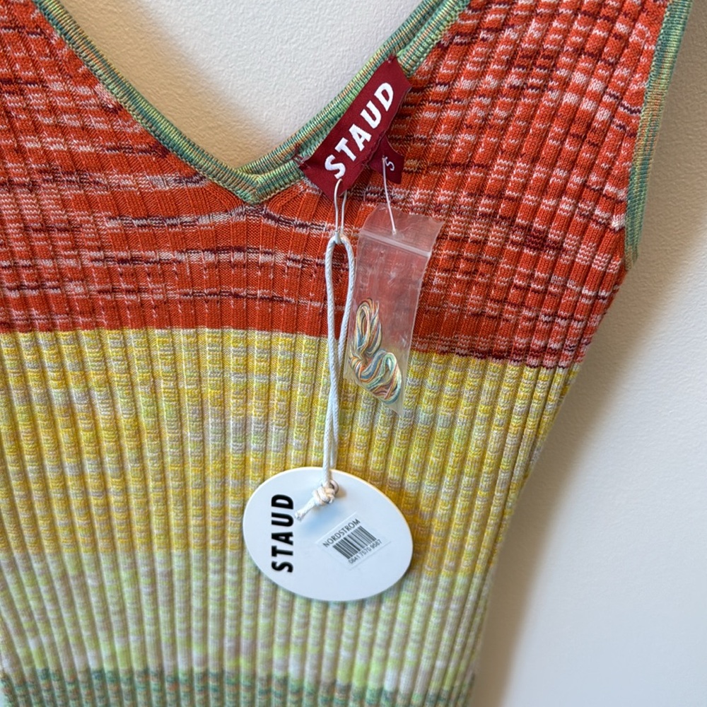 Staud Dana dress TAGS ON size small